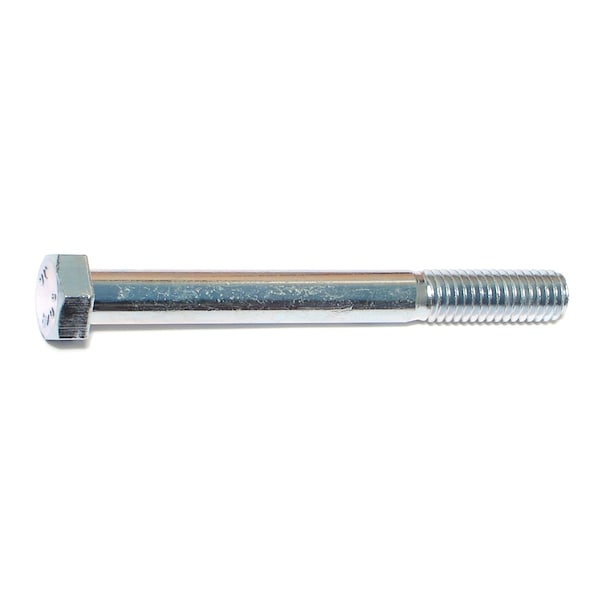 Midwest Fastener Grade 2, 3/8"-16 Hex Head Cap Screw, Zinc Plated Steel, 3-1/2 in L, 50 PK 00063 - main